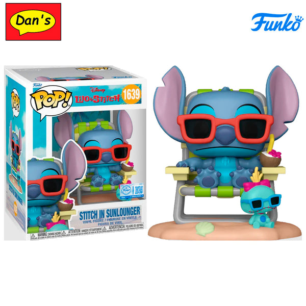 FUNKO POP / DISNEY / LILO & STITCH / STITCH IN SUNLOUNGER 1639