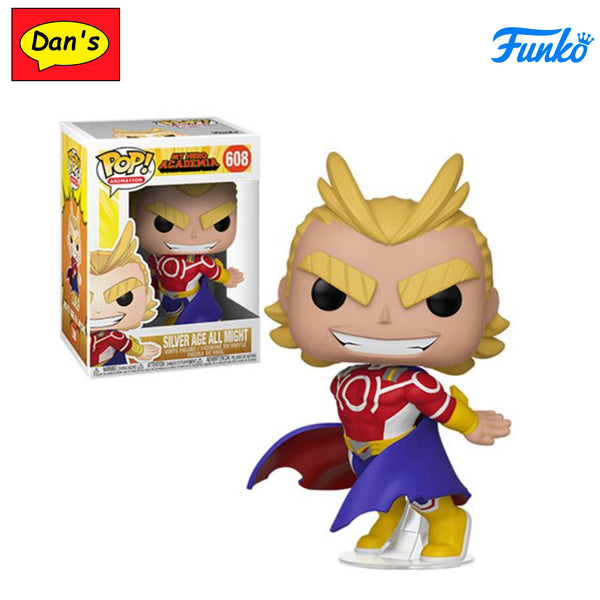 FUNKO POP / MY HERO ACADEMIA / SILVER AGE ALL MIGHT 608