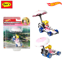 VEHICULO HOT WHEELS / MARIO KART / PRINCESS PEACH / B-DASHER + PEACH PARASOL