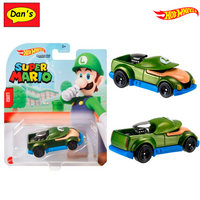 VEHICULO HOT WHEELS / COCHE PERSONAJE / SUPER MARIO / LUIGI